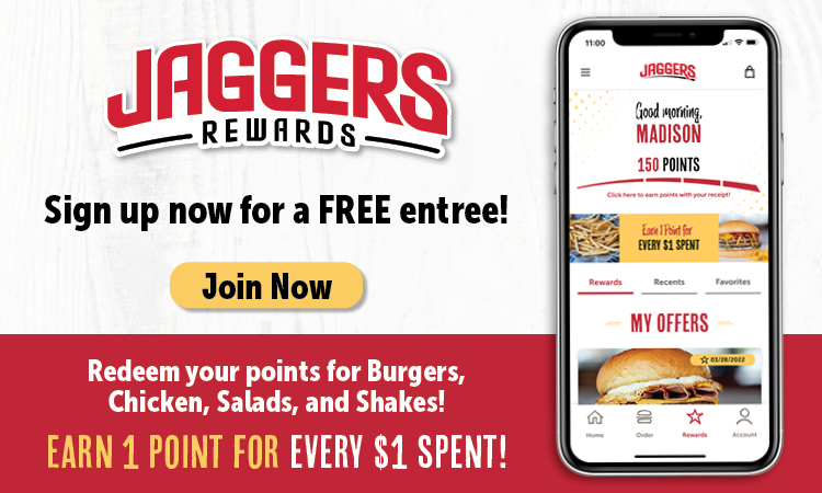Join Jaggers Rewards